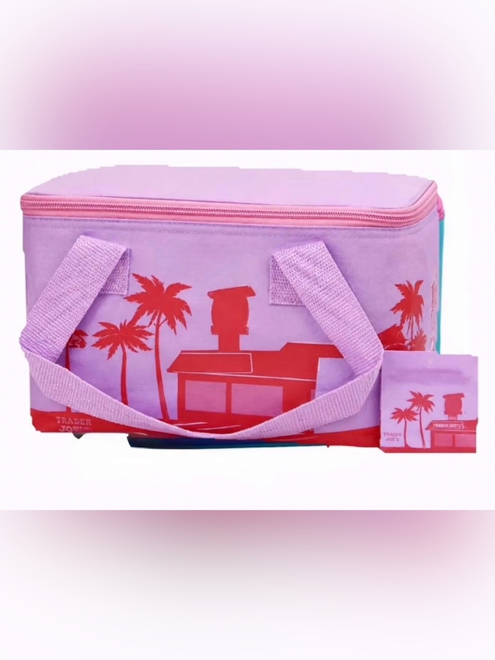 Trader Joe’s Mini Insulated Lunch Bag. NWT Lavender Haze